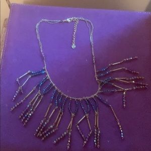 Swarovski Crystal dangling necklace designer made